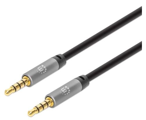 Cable Auxiliar de Audio Estéreo de 3.5 mm MANHATTAN 356008