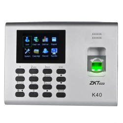 Control de Tiempo y Asistencia ZK TECO ZK -K40
